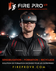 Fire Pro VR fire safety trainee